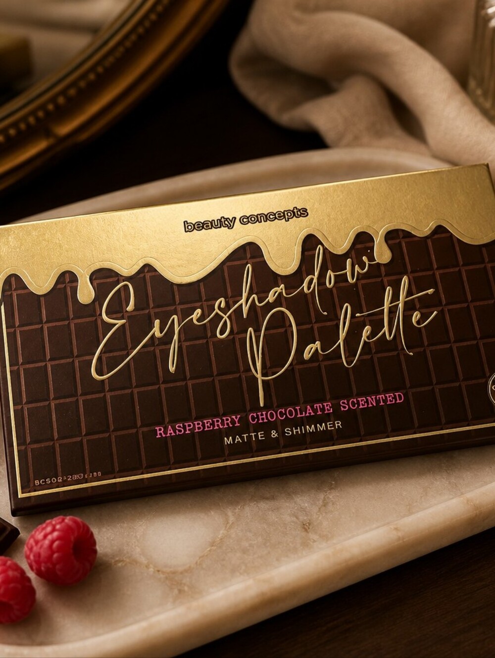 Raspberry Chocolate Eyeshadow Palette - Brown